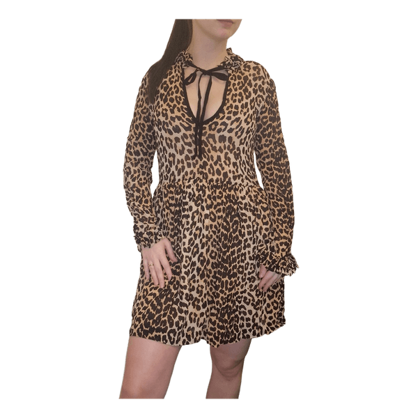 Ganni Leopard print dress