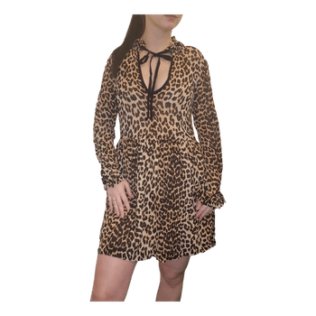 Ganni Leopard print dress