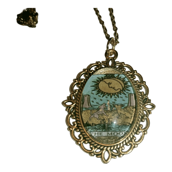 Tarot moon kaulakoru
