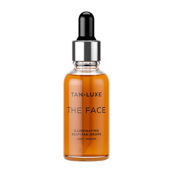 Self-tan face drops