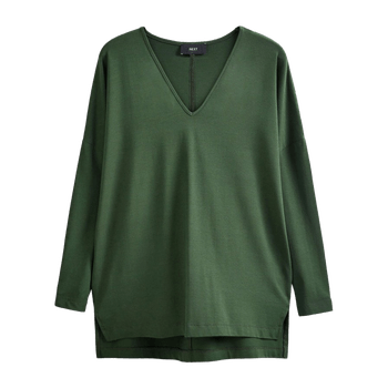 Khaki long-sleeve shirt