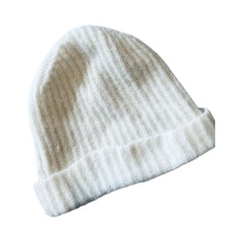 Valkoinen ribbineule pipo