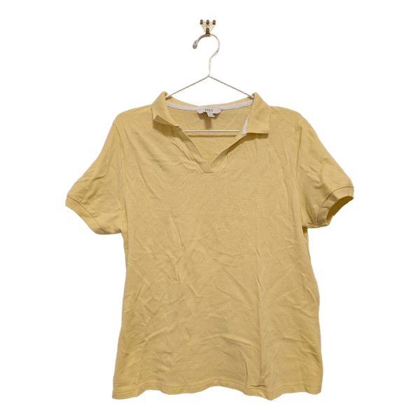 Yellow polo shirt