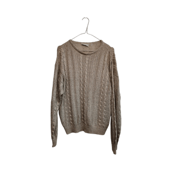 Vintage cable knit sweater