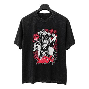 T-shirt noir graphique Jinx