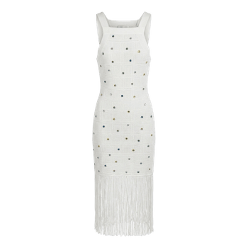 Sandro white knit dress