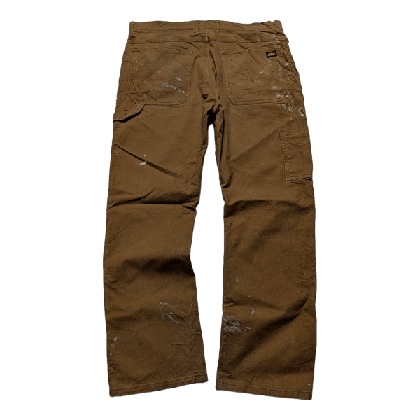 Brown work trousers