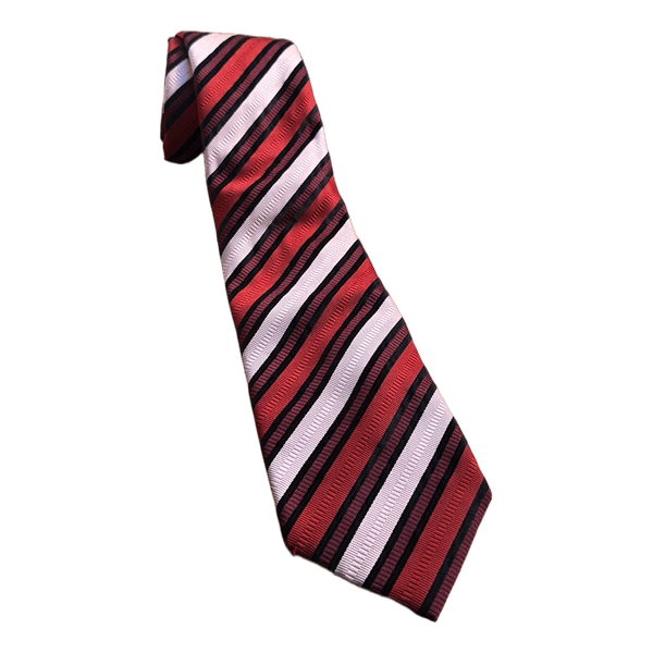 Roberto Conti striped silk tie
