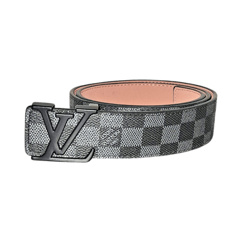 Louis Vuitton black leather belt