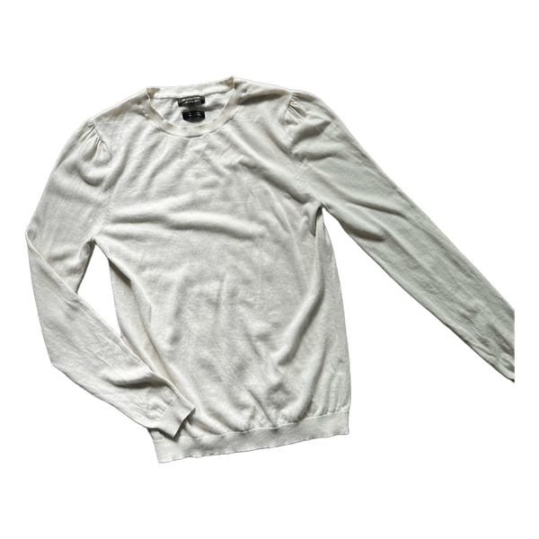 Massimo Dutti vaalea silkkineule