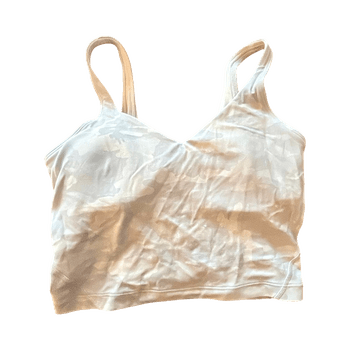 Lululemon White sports bra Align