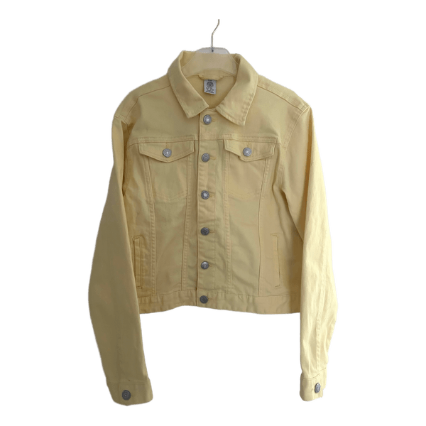 Yellow denim jacket