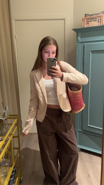 Lyserød Vila blazer