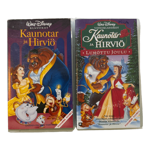 Kaunotar ja Hirviö VHS-elokuvat