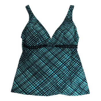 Turkoosi tankini-yläosa