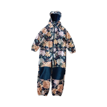 Kukkakuosinen sofshellhaalari