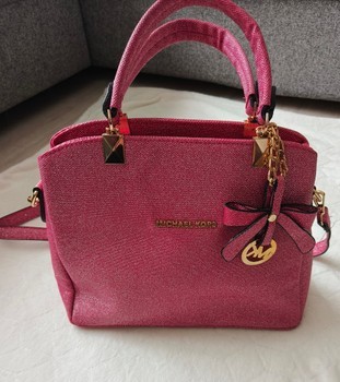 Pink handbag