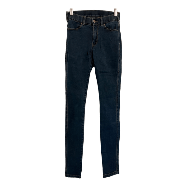 Dr Denim tummansiniset pillifarkut, skinny jeans, koko: M