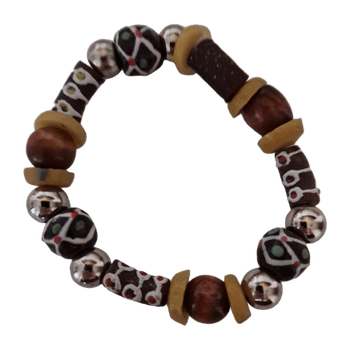 Beaded bracelet made from African artisan beads