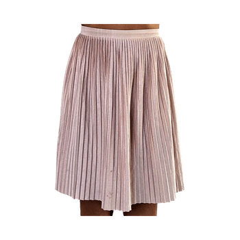 Vaaleanpunainen pliseerattu midi-hame – S/M – elegantti / juhla / trendi