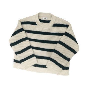 Raidallinen neulepaita