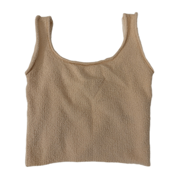 Beige pehmeä toppi