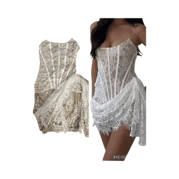 Minimekko beige XS-S