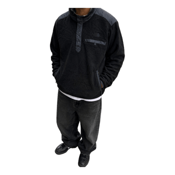 Black fleece pullover