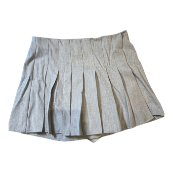 Zara grey pleated skort