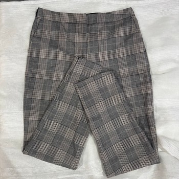 Pelēkas rūtainas bikses