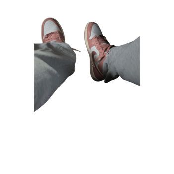 Vaaleanpunaiset Air Jordan - 1 mid "red stardust"