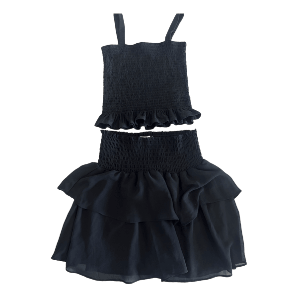 Black two-piece set