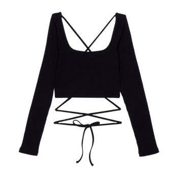 Black long-sleeve shirt