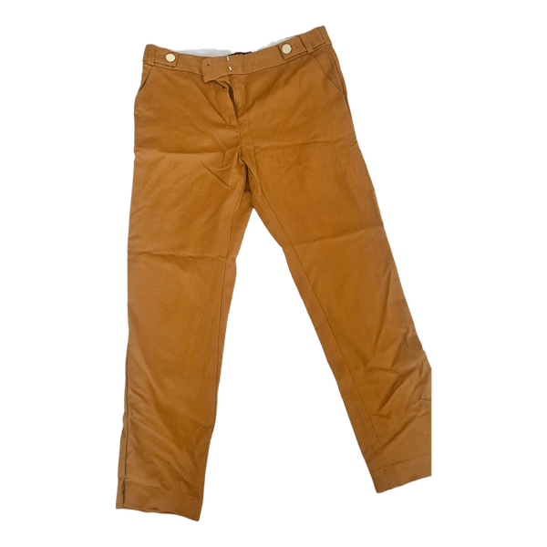 F&F mustard straight trousers