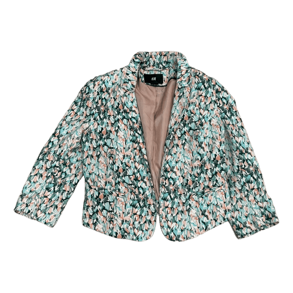 H&M floral patterned blazer