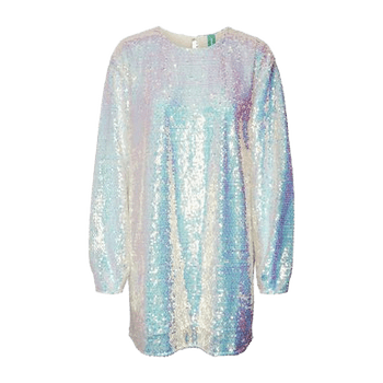 Silver party dress