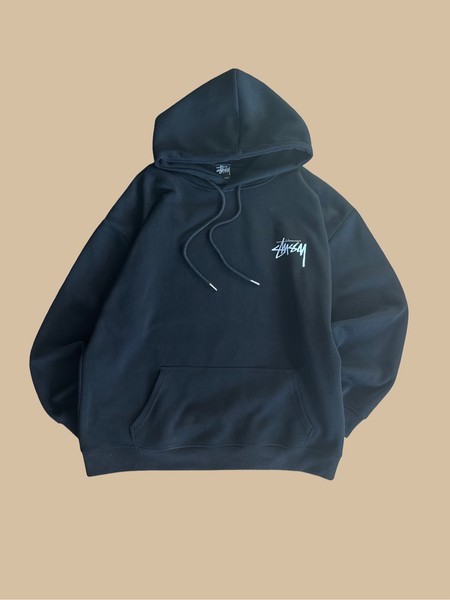 Stussy black dice hoodie