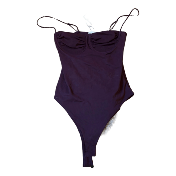 Mørkelilla bodysuit Zara
