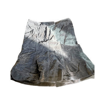 Harmaa samettinen hame