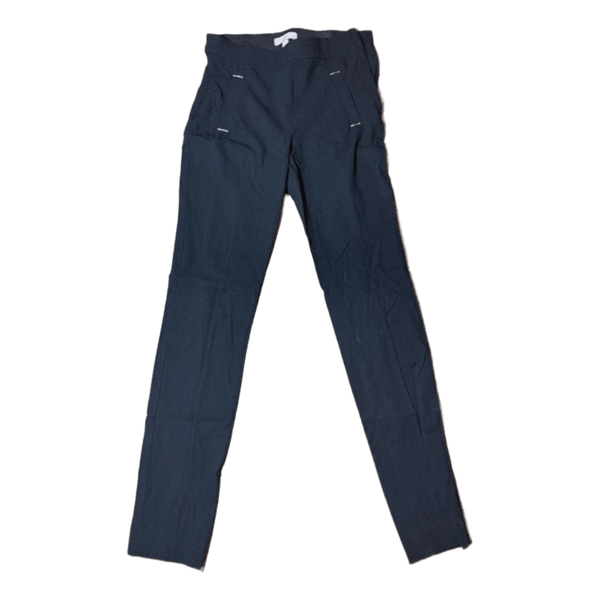 Black slim trousers