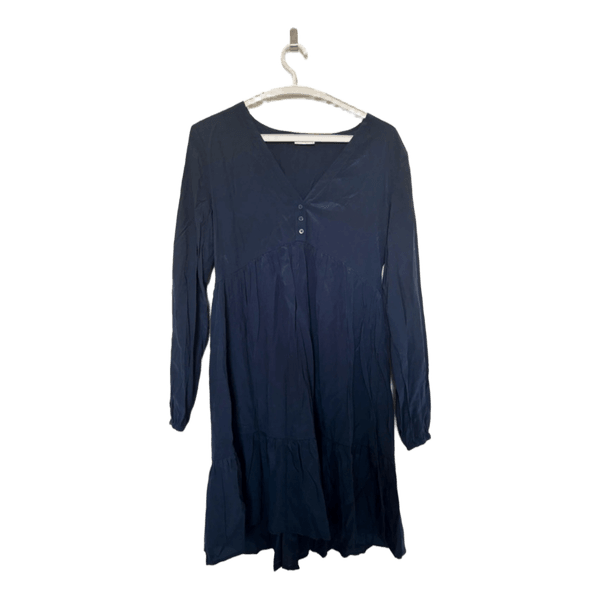 Blue long sleeve dress