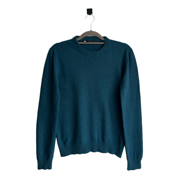 Green wool sweater