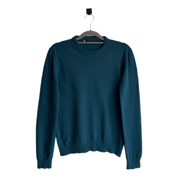 Green wool sweater