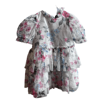 Floral mesh dress