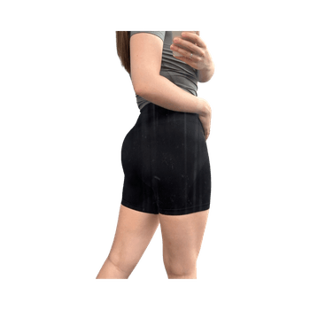 Black biker  sports shorts
