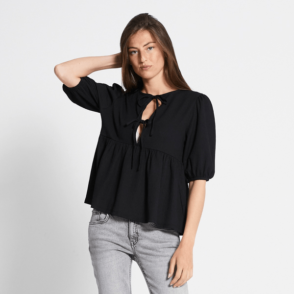 Elise peplum top
