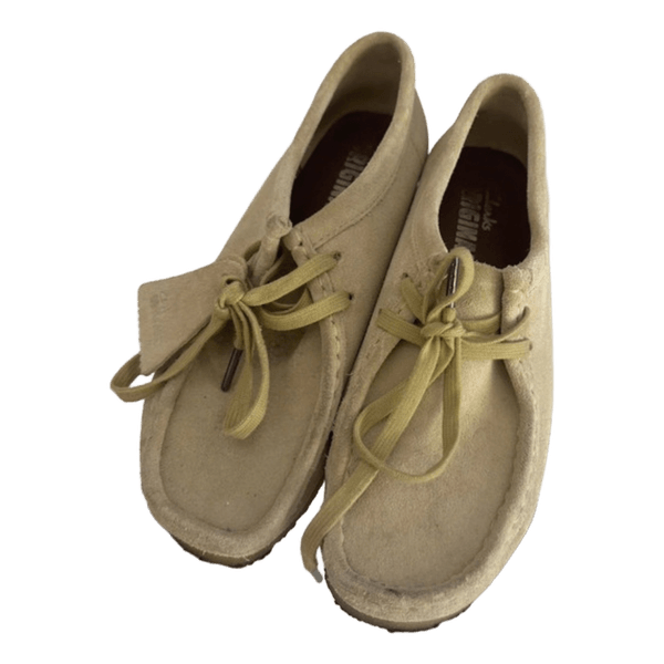 Beige Clarks Originals ruskindssko