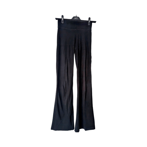 Black flared pants