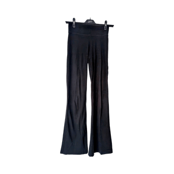 Black flared pants