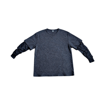 Shein dark grey layered top